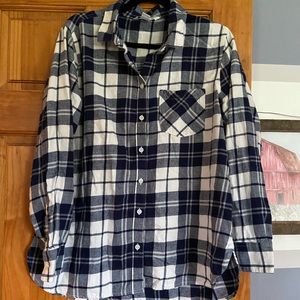Old Navy Flannel Tunic Shirt
